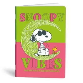   Lipamill Füzet Tűzött A/4 Négyzetrácsos 27-40 Snoopy Vegyes Mintákban