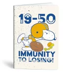 Lipamill Füzet Tűzött A/4 Négyzetrácsos 27-40 Snoopy Vegyes Mintákban