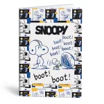 Lipamill Füzet Tűzött A/4 Négyzetrácsos 27-40 Snoopy Vegyes Mintákban