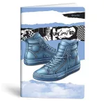 Lipamill Füzet Tűzött A/4 Négyzetrácsos 27-40 Sneaker Vegyes Mintákban