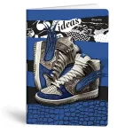 Lipamill Füzet Tűzött A/4 Négyzetrácsos 27-40 Sneaker Vegyes Mintákban