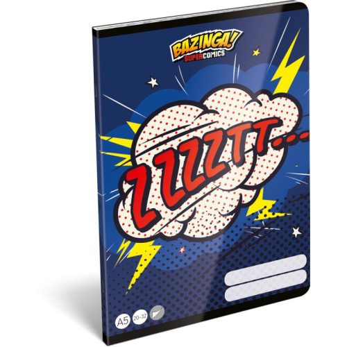 Lizzy Card Füzet Tűzött A/5 Sima FSC Supercomics Bazinga