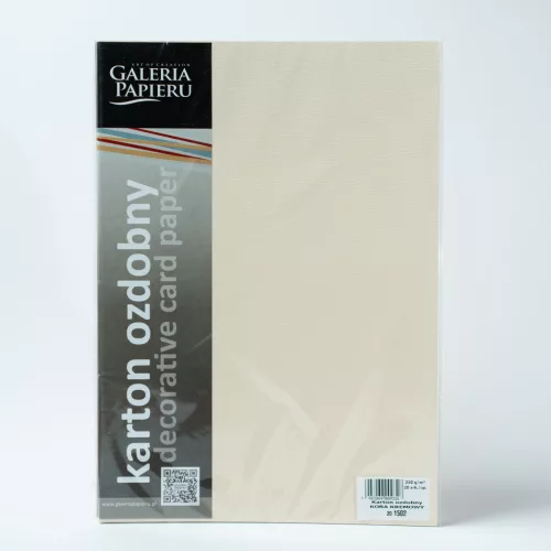 Prémium Meghívó Papír A/4 230 gramm 20 Ív Bark Krém Tintasugaras Nyomtatóhoz