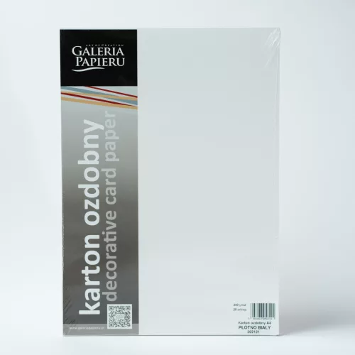 Prémium Meghívó Papír A/4 230 gramm 20 Ív Canvas Fehér Tintasugaras Nyomtatóhoz
