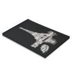 Mona Lisa Vázlatfüzet A/4 Fekete Papírral 40 Lap 150 gramm Felül Spirálos