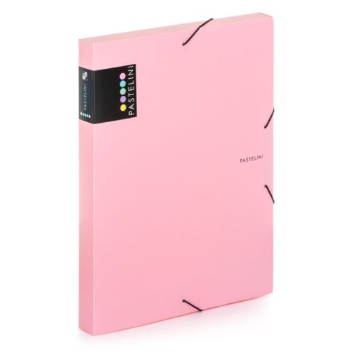 Pastelini Füzetbox A/4 40 mm Gumis Pink 2-576