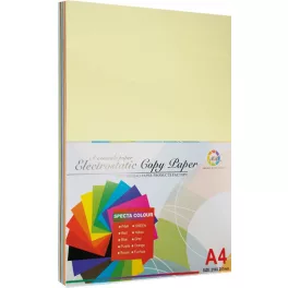   SchoolArt Színes Papír A/4 100 Lap 80 gramm Élénk Színek 10 szín x 10 lap
