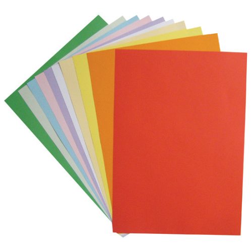 SchoolArt Színes Papír A/4 10 Lap 80 gramm Élénk Színek 10 szín x 1 lap