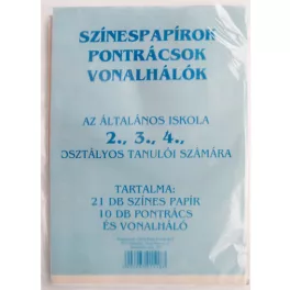 Színespapír Pontrácsok És Vonalhálók II-IV. Osztályos