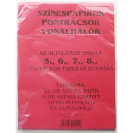   Színespapír Pontrácsok És Vonalhálók V-VIII. Osztályos