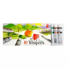 Süni Tempera Készlet Tubosos Színes 10x16 ml