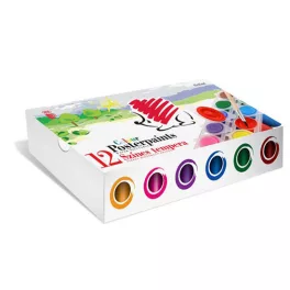 Süni Tempera Készlet 12x25 ml Tégelyes Kiszerelésben