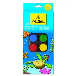 Adel Vízfesték 12-es 30 mm Gombokkal