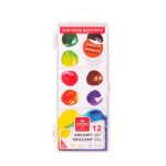 Koh-I-Noor Anilinky Vízfesték 12-es 22,5 mm Kerek Gombokkal Brillant Aquarell 174503