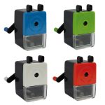 SchoolArt Asztali Hegyező Fém Mechanika Leszorítóval Vegyes Színekben