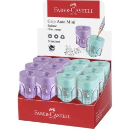   Faber-Castell Hegyező Műanyag Egylyukú Tartályos Vegyes Pasztell Színekben Grip Mini