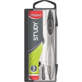   Maped Körző Fém Test 0,5 mm Pótheggyel Study SY160 Vegyes Színekben