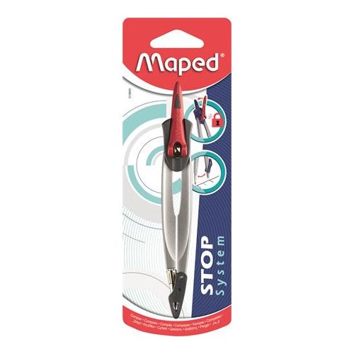 Maped Körző Rögzíthető Lábakkal Stop System Vegyes Színek