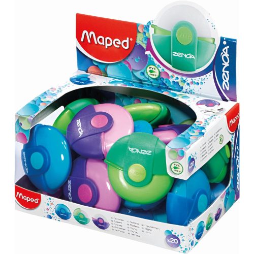 Maped Radír Zárható Tokban 2,1x5,4x5,2 cm Zenoa Vegyes Színekben