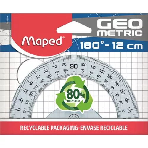 Maped Szögmérő Műanyag 180 Fokos Geometric