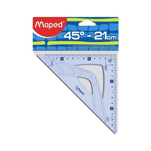 Maped Háromszög Vonalzó Műanyag 45 Fokos 21 cm Geometric