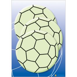   Herma Matrica Műanyag Sötétben Világító 3 Darab/Csomag Foci