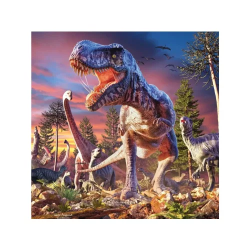 Mapcards 3D Hűtőmágnes 75x75 mm T-Rex Attack