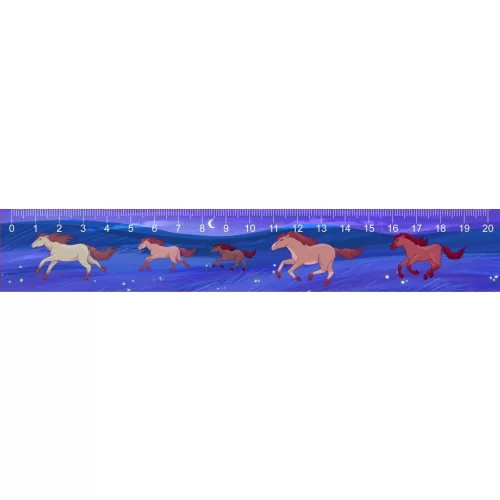 Mapcards 3D Vonalzó 210x35 mm Lovak