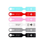 MFP Bőrönd Címke Műanyag Happy Flight Vegyes Színek