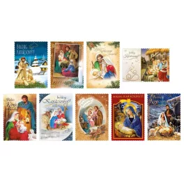 MFP Képeslap Karácsonyi LUX 006 Vallásos