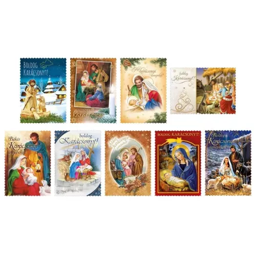 MFP Képeslap Karácsonyi LUX 006 Vallásos