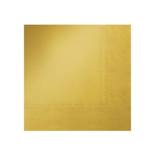 MFP Szalvéta 33 x 33 cm 3 rétegű 20 Lap/Csomag Arany