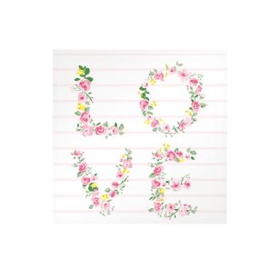 MFP Szalvéta 33x33 cm 3 Rétegű 20 lap/Csomag Love