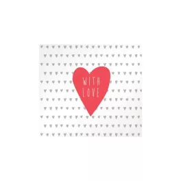 MFP Szalvéta 33 x 33 cm 3 rétegű 20 Lap/Csomag With Love