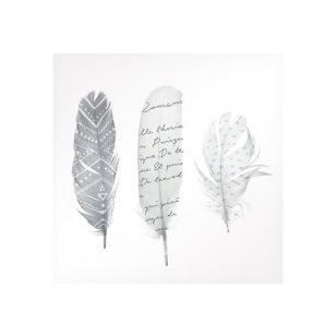   MFP Szalvéta 33x33 cm 3 Rétegű 20 lap/Csomag Fehér Tollak