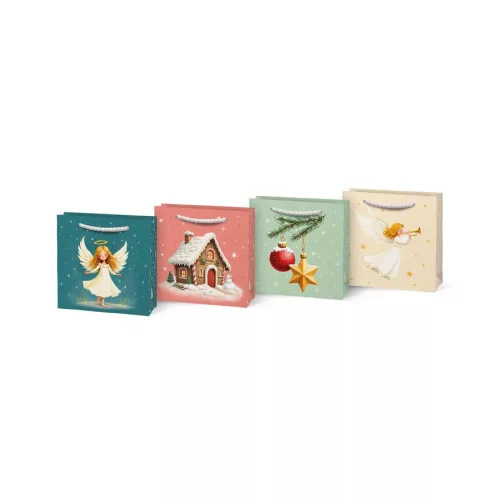MFP Dísztasak 9x9x4 cm Vegyes Minták V5