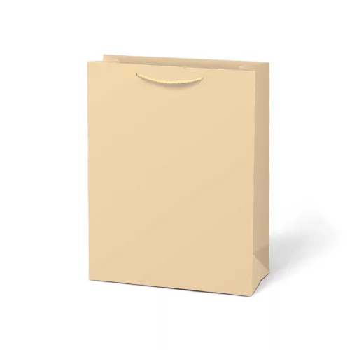 MFP Zsinórfüles Papírtáska 26x32x10 cm Bézs