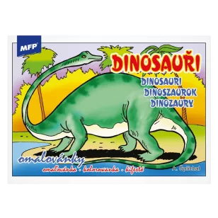 MFP Kifestő A/5 16 Lapos Dinoszauruszok