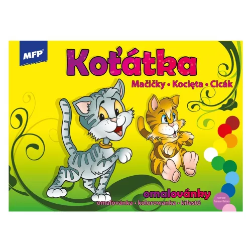 MFP Kifestő A/5 16 Lapos Cicák