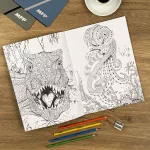 MFP Felnőtt Színező A/4 32 Oldal Út az Őskorba