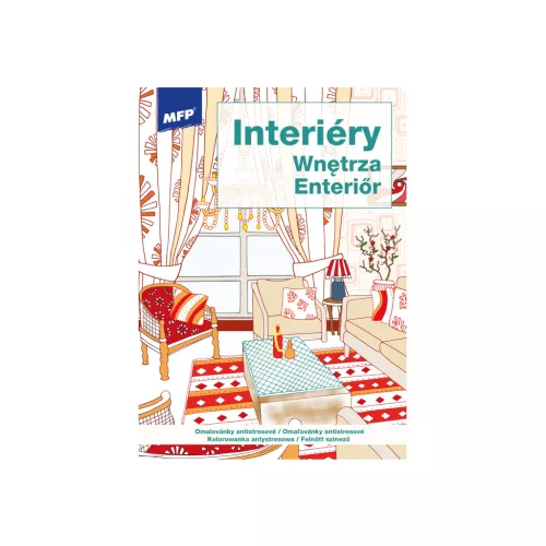 MFP Felnőtt Színező A/4 32 Oldal Enteriőr