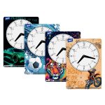 MFP Műanyag Óra Vegyes Minták Fiús