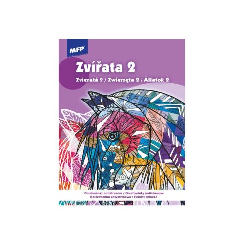 MFP Felnőtt Színező A/4 32 Lapos Állatok 2