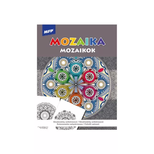 MFP Felnőtt Színező A/4 32 Lapos Mozaikok