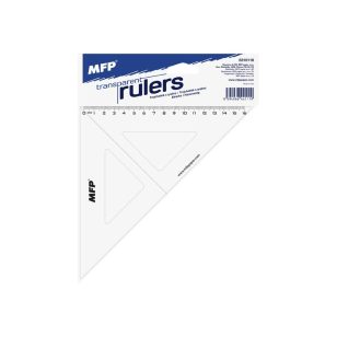 MFP Háromszög Vonalzó 45 fokos 16 cm