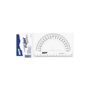 MFP Szögmérő 180 Fokos 12,5 cm Átlátszó Műanyag