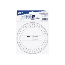 MFP Szögmérő 360 Fokos 15 cm Átlátszó Műanyag