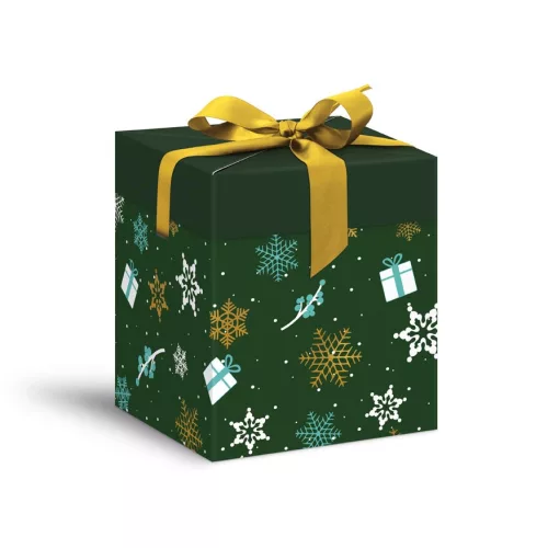 MFP Díszdoboz Összehajtható 12x12x15 cm Sötétzöld
