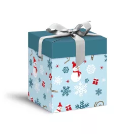 MFP Díszdoboz Összehajtható 12x12x15 cm Világoskék