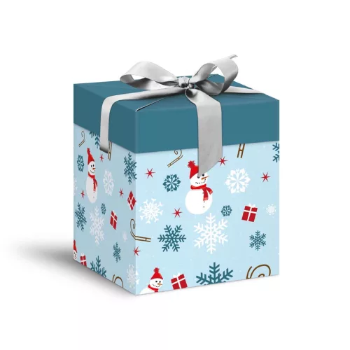 MFP Díszdoboz Összehajtható 12x12x15 cm Világoskék